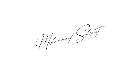 Mohammad Shifat name signature